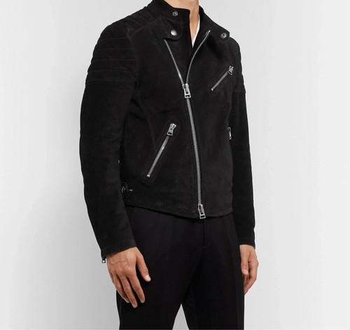 Blouson cuir noir homme - , pur