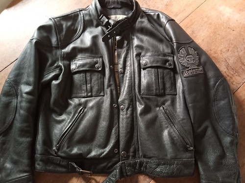 Blouson moto cuir - moto, belstaff